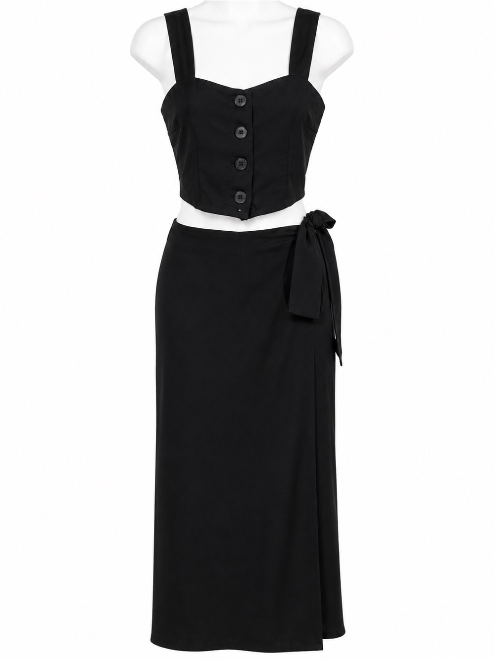Women Black Pant set